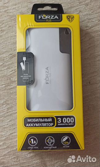 Мобильный аккумулятор Forza новый