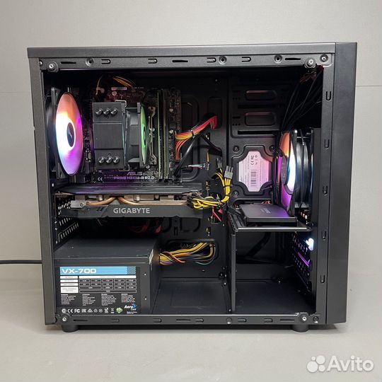 Игровой пк Intel Core i3-9100F/16Gb/SSD 120Gb+512G