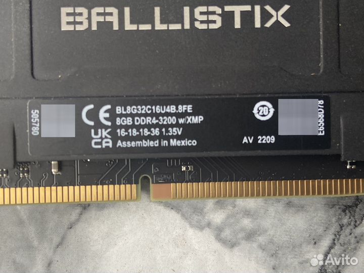 Оперативная память ddr4 Crucial Ballistix 16gb