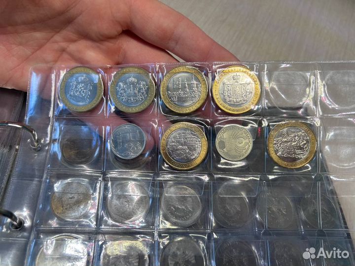Юбилейные монеты РФ биметалл 10 рублей