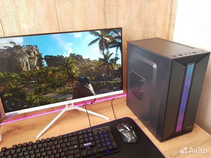 Мощный Игровой пк Intel 8/16 ядер/16gb/RX 470 4gb
