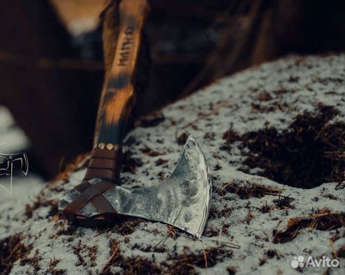 Топор ручной работы кованый Варяг