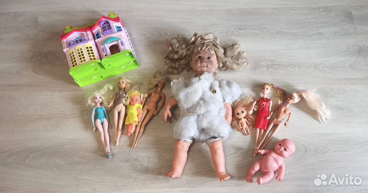 Куклы, Барби, пупсы, кукольная мебель