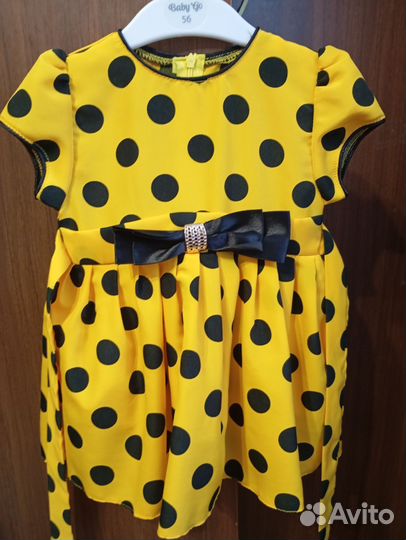 Платье для девочки 80 см