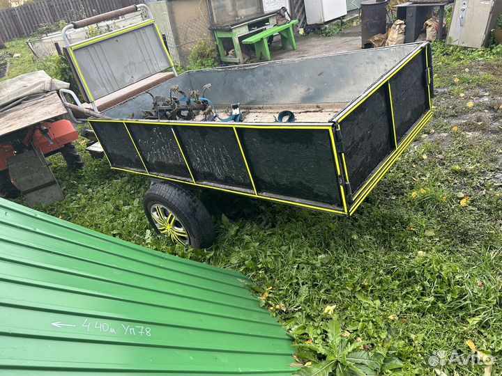 Телега для мотоблока бу