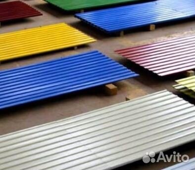 Профнастил С8 окрашеный, м2