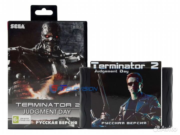 Картридж Sega terminator 2