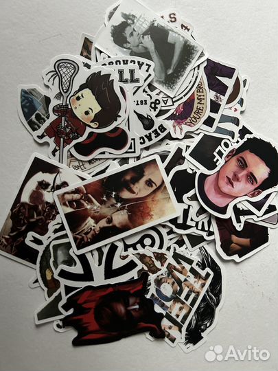 Волчонок наклейки (59 шт)