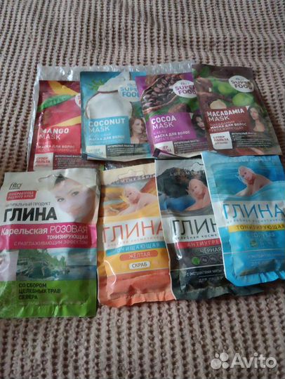 Маски для волос и глина очищающая