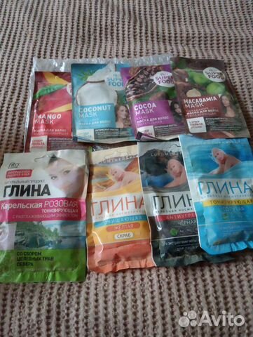 Маски для волос и глина очищающая