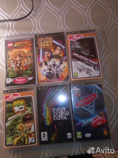 Диски на PSP лицензия