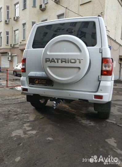 Фаркоп съемный квадрат UAZ Patriot 2015, 113 л.с