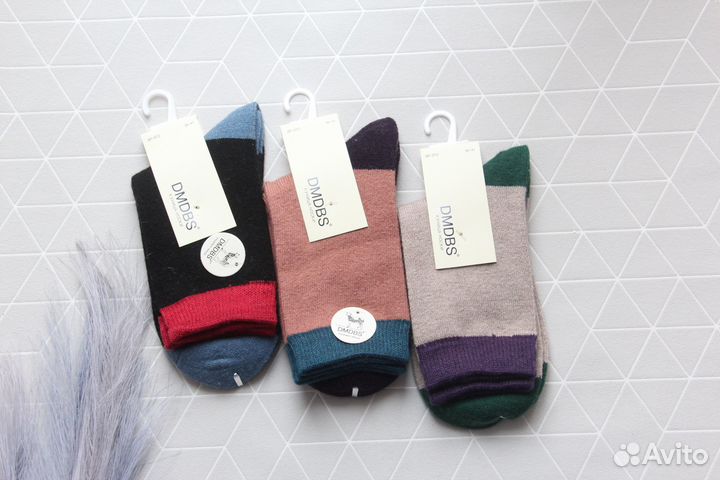 Км Женские носочки утепленные