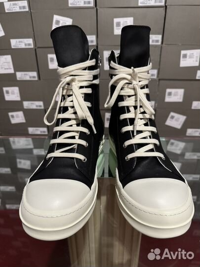 Rick Owens Drkshdw Waxed Ramones High