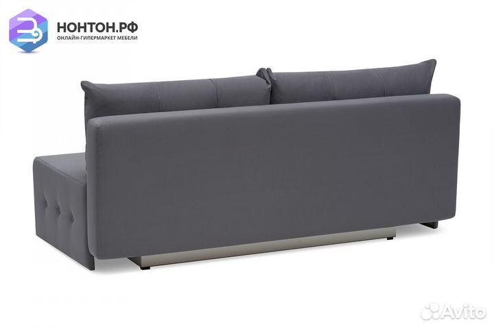 Диван еврокнижка Сити темно-серый