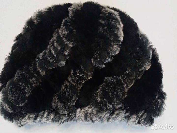 Шапка женская вязаная норка