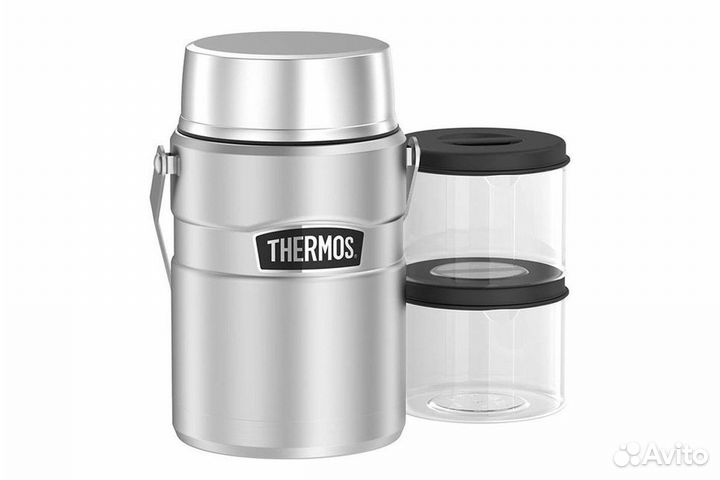 Термос thermos SK3030MS 1,2L(2 контейнера) для еды