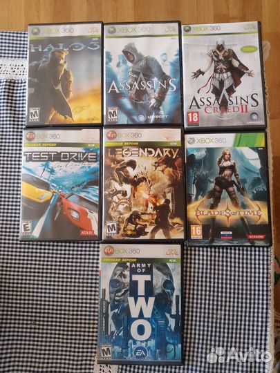 Диски с играми на xbox 360