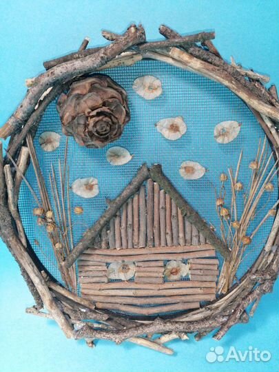 Поделка Осенняя /Из природных материалов