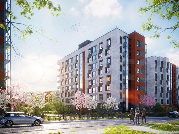 2-к. квартира, 50,3 м², 6/8 эт.