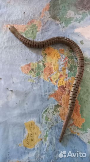 Змея гибкая деревянная