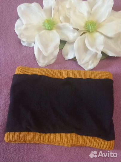 Комплект шапка и снуд