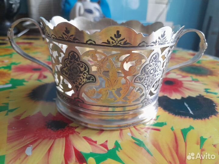Конфетница серебро СССР