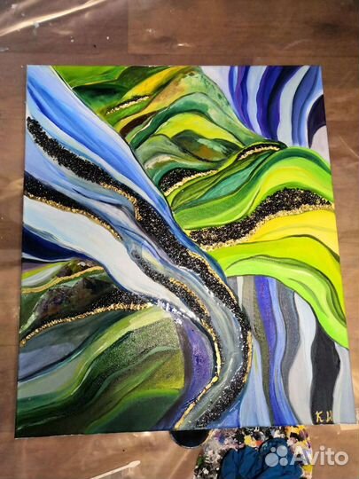 Картина маслом на холсте Абстракция