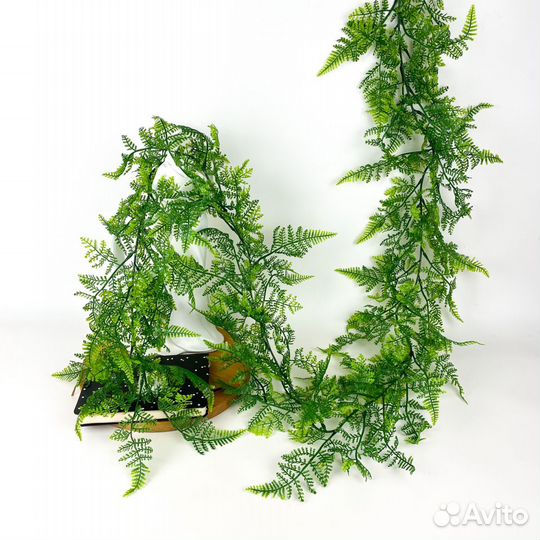 Лиана Папоротника, искусственная зелень, цвет зеле