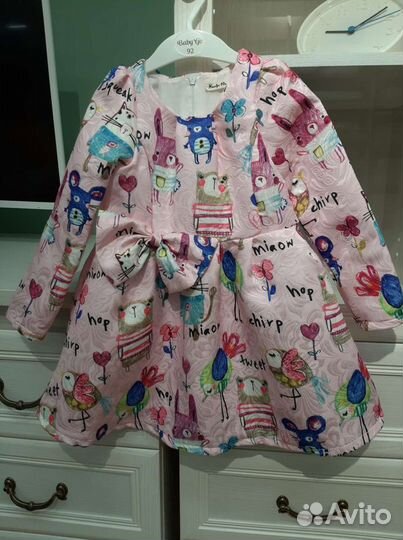 Платье для девочки 92-98