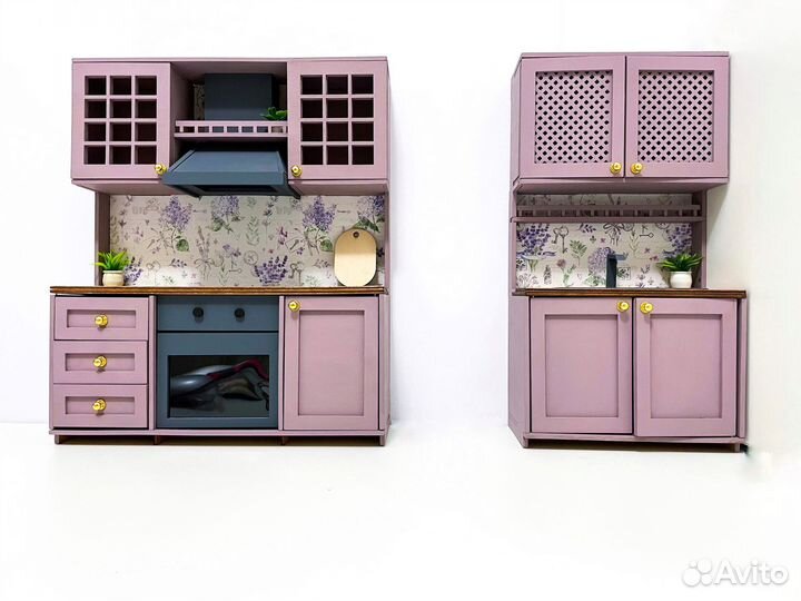 Кухня для Барби, мебель для Барби из фанеры