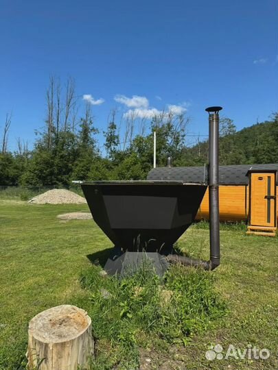 Банный чан из нержавейки 1800мм на 2-4 человека