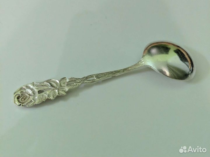 047. Посеребрённая ложка для сливок