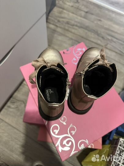 Ботинки демисезонные для девочки 27 размер