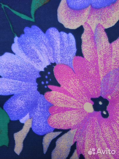 Ткань летняя, п/эстер, отрез 2,5метра. импорт СССР