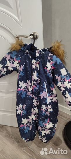 Зимний комбинезон для девочки 86