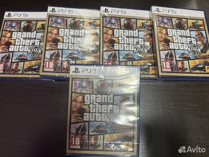 GTA 5 ps5 диск новый
