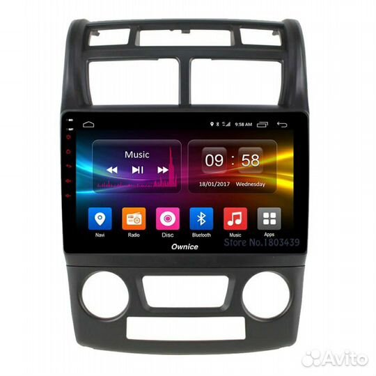 Штатная магнитола KIA Sportage 2008 - 2010 Android