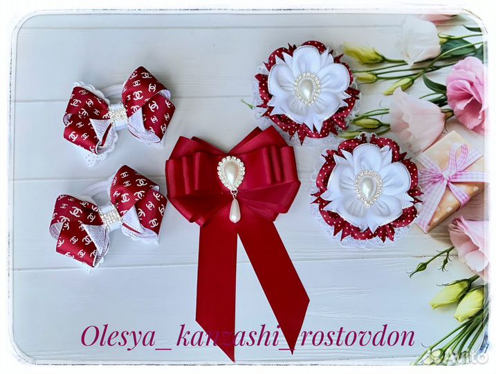 Бантики, заколки, резинки, повязки