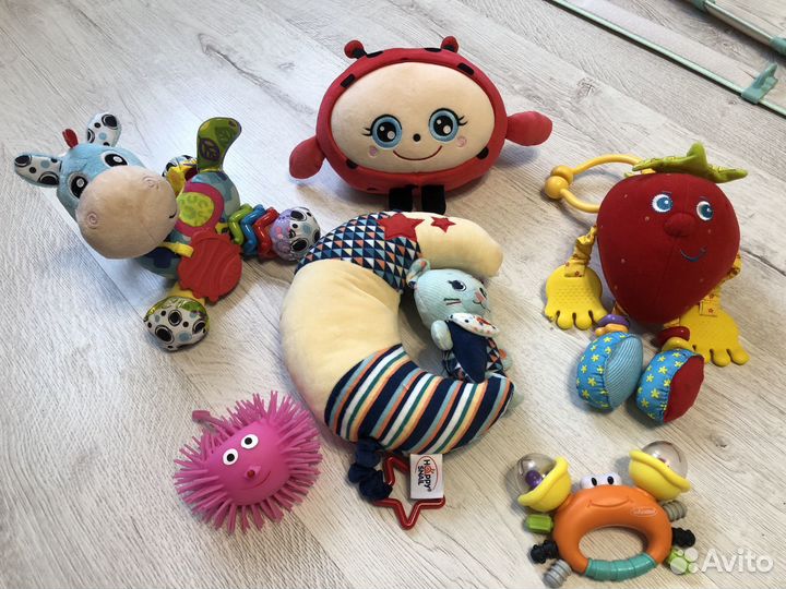 Грызунки подвесные мобиль мягкие игрушки пакетом