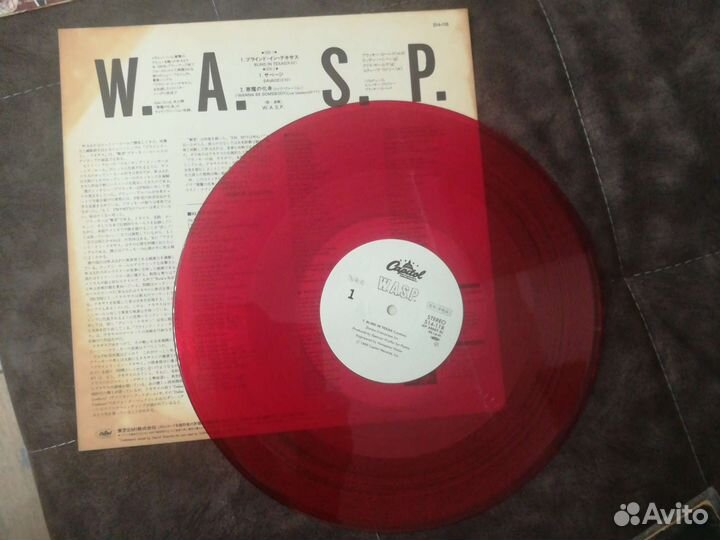 Wasp lp Blind in texas (винил)