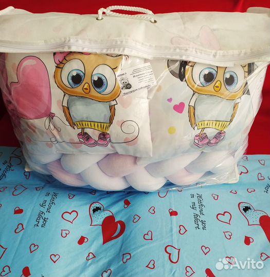 Бортики. Комплект в кроватку. На выписку