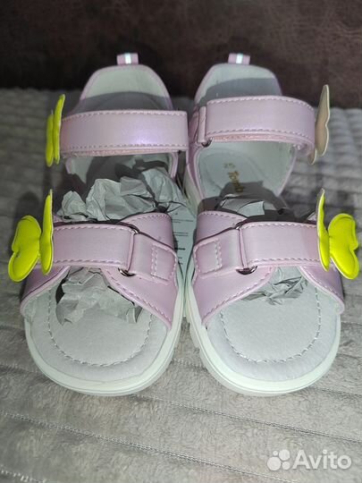 Новые босоножки открытые для девочек 25 26