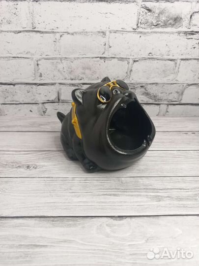 Пепельница статуэтка французский бульдог