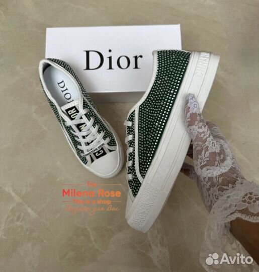 Кеды christian dior