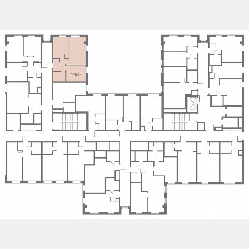 2-к. апартаменты, 43,5 м², 12/13 эт.