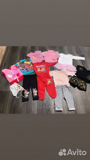 Вещи пакетом на девочку 80-86
