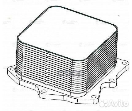 Радиатор масляный/акпп LOC0324 luzar