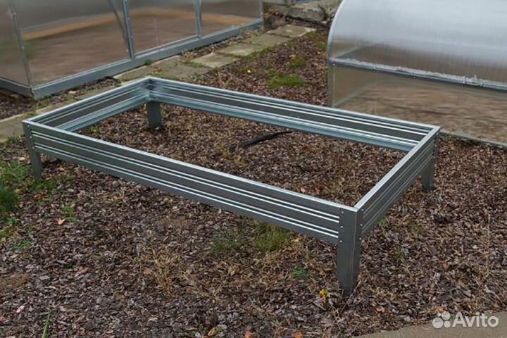 Оцинкованные грядки Премиум 0,7х2м