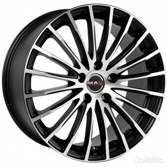 MAK fatale : 7.5x17 5*108 Et:45 Dia:72.3 Ice Black